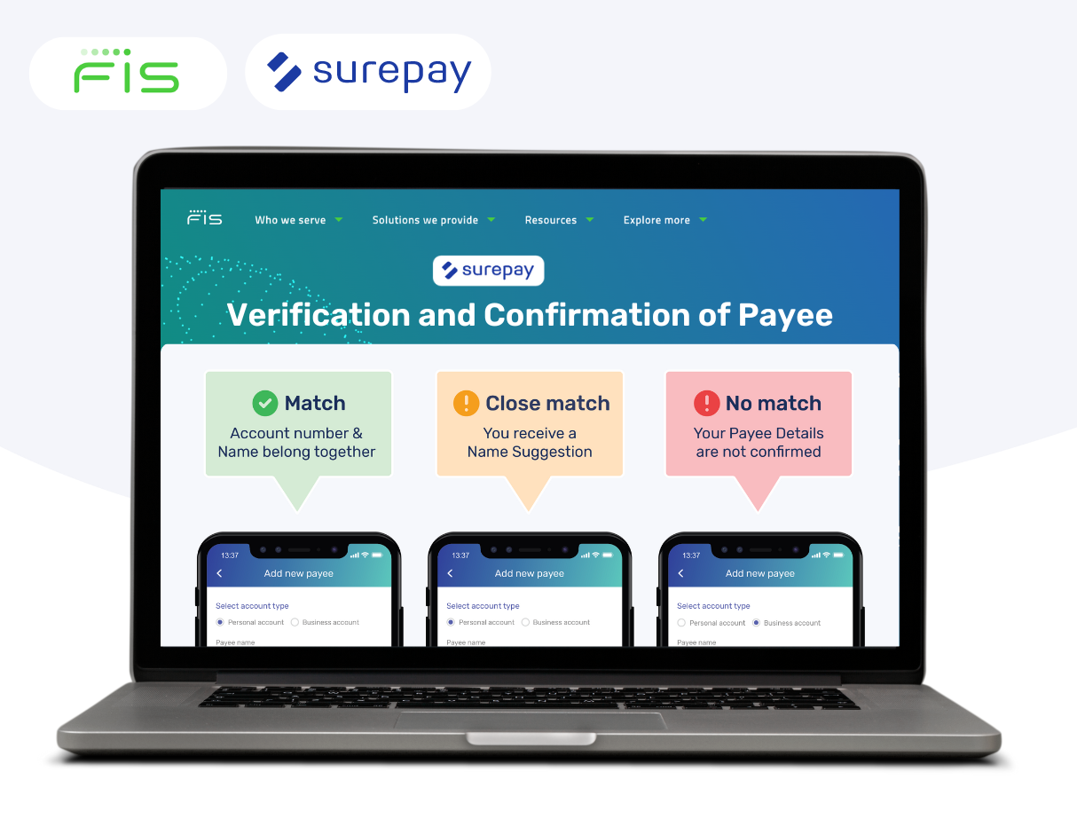 SurePay joins FIS strengthening delivery of Verification and ...